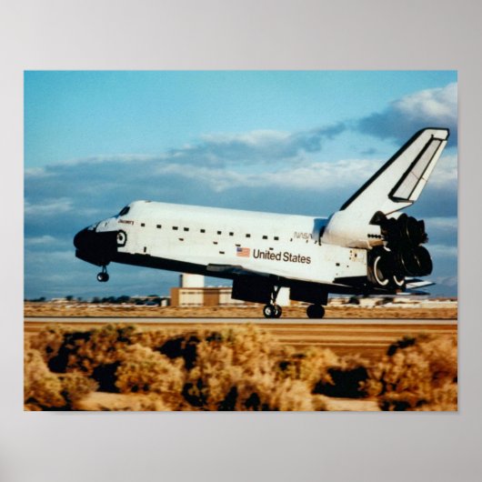 宇宙シャトルディスカバリの着陸(STS-31) ポスター (正面)