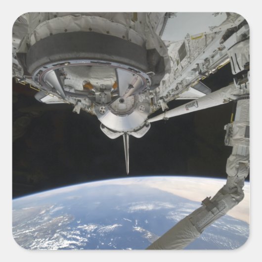 宇宙シャトルディスカバリの表示 スクエアシール (正面)