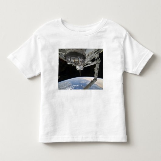 宇宙シャトルディスカバリの表示 トドラーTシャツ (正面)