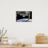 宇宙シャトルディスカバリの表示 ポスター (キッチン)