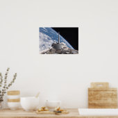 宇宙シャトルディスカバリーが地球に後退 ポスター (キッチン)