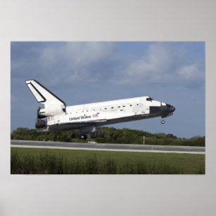 宇宙シャトルディスカバリーが滑走路33に着陸する3 ポスター