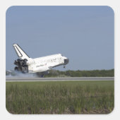 宇宙シャトルディスカバリーが滑走路33 4に着陸 スクエアシール (正面)