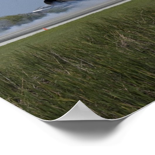 宇宙シャトルディスカバリーが滑走路33 4に着陸 ポスター (角)