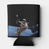 宇宙シャトルディスカバリーと月 缶クーラー (裏面)