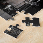 宇宙シャトルディスカバリーと満月2009年 ジグソーパズル (側面)