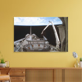 宇宙シャトルディスカバリーのペイロードベイ2 キャンバスプリント (インサイチュ (リビング))