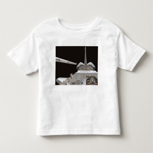 宇宙シャトルディスカバリーのペイロードベイ トドラーTシャツ (正面)