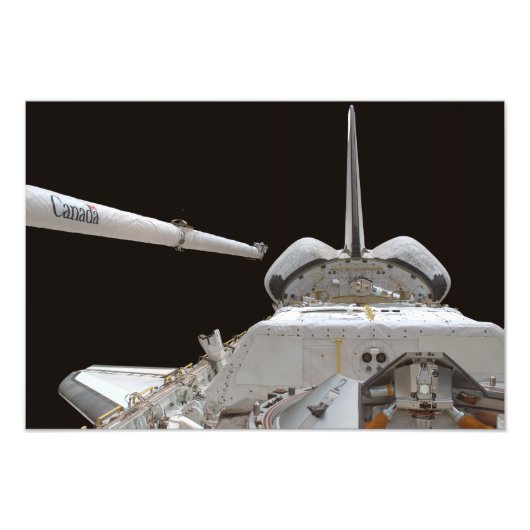 宇宙シャトルディスカバリーのペイロードベイ フォトプリント            (正面)