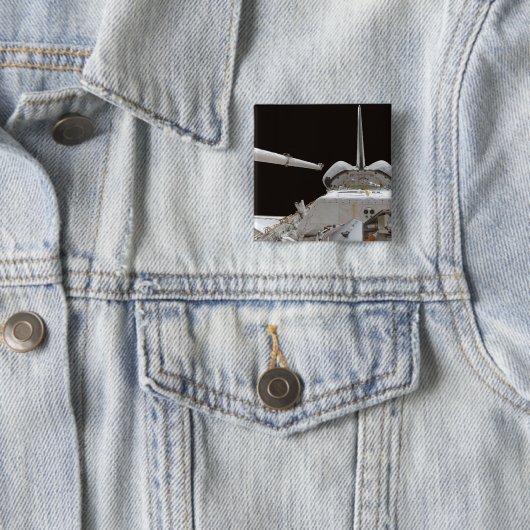 宇宙シャトルディスカバリーのペイロードベイ 缶バッジ (インサイチュ)