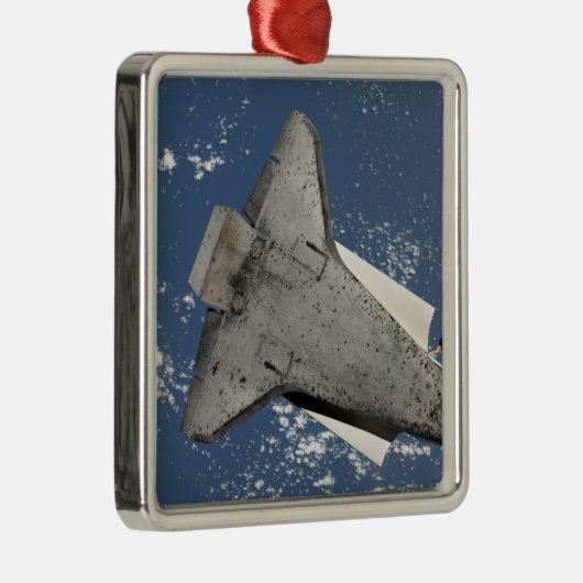 宇宙シャトルディスカバリーの下面2 メタルオーナメント (右)