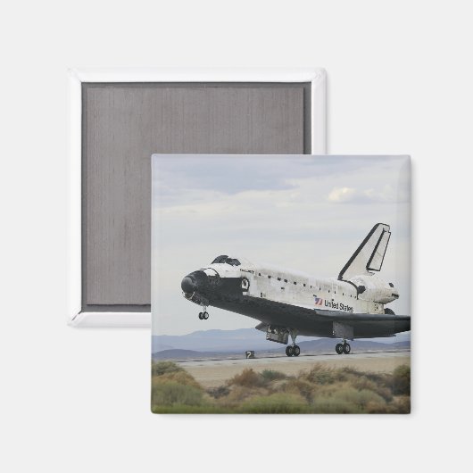 宇宙シャトルディスカバリーの主な着陸ギア マグネット (正面/裏面)