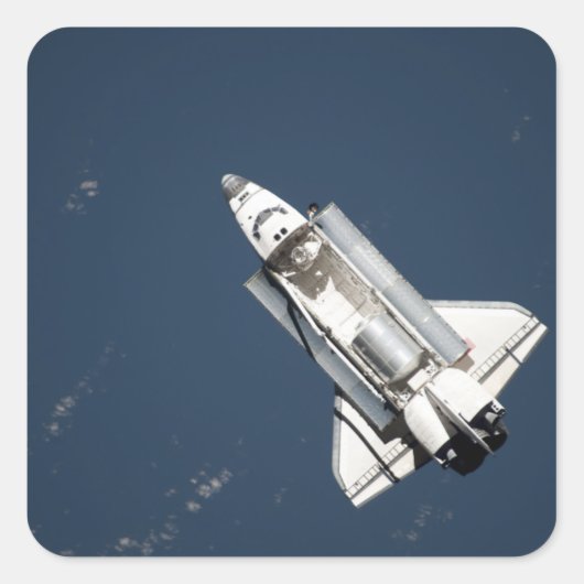 宇宙シャトルディスカバリーの空中表示2 スクエアシール (正面)