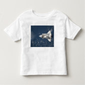宇宙シャトルディスカバリーの空中表示3 トドラーTシャツ (正面)