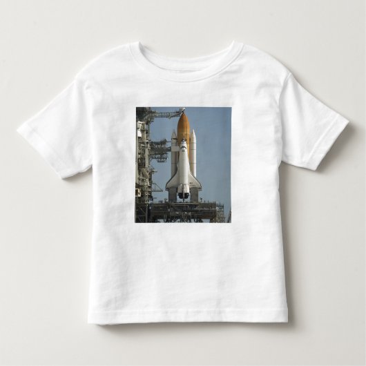 宇宙シャトルディスカバリーは準備完了 トドラーTシャツ (正面)