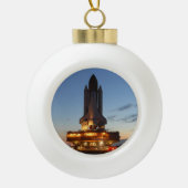 宇宙シャトルディスカバリー打ち上げNASA セラミックボールオーナメント (正面)