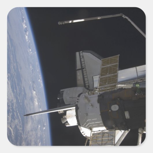 宇宙シャトルディスカバリー10 スクエアシール (正面)