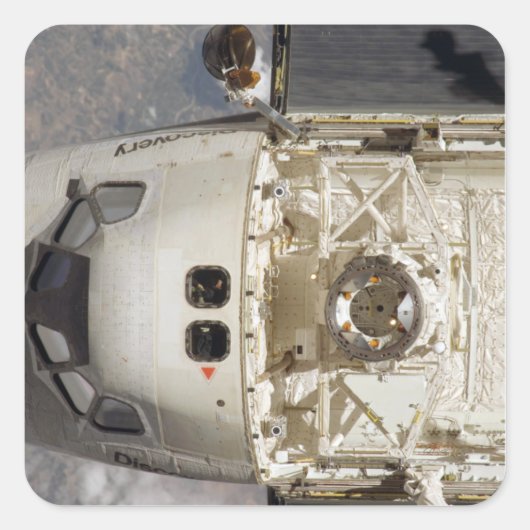 宇宙シャトルディスカバリー12 スクエアシール (正面)