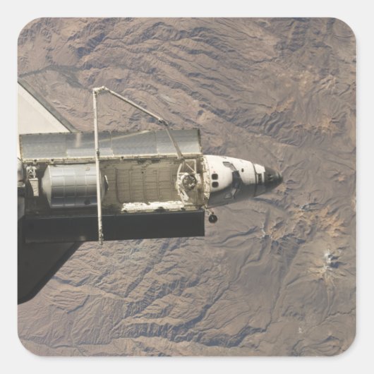 宇宙シャトルディスカバリ4 スクエアシール (正面)