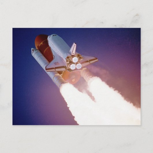宇宙シャトルハガキ ポストカード (正面)