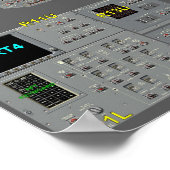 宇宙シャトルフライトデッキポスター ポスター (角)