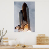 宇宙シャトルフライト – STS-80 ポスター (キッチン)