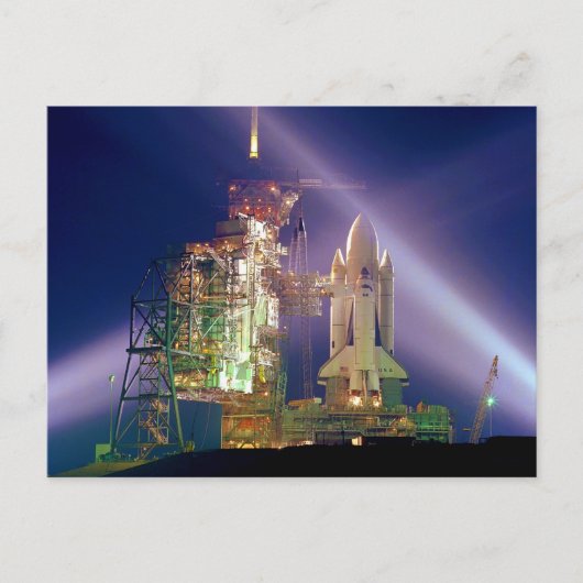 宇宙シャトルミッションSTS-1発射パッドA ポストカード (正面)