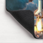 宇宙シャトルリフトを宇宙マウスパッドに移動 マウスパッド (コーナー)