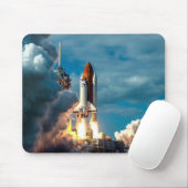 宇宙シャトルリフトを宇宙マウスパッドに移動 マウスパッド (マウス)