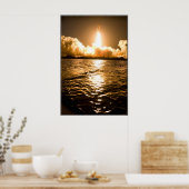 宇宙シャトルリフトオフ ポスター (キッチン)