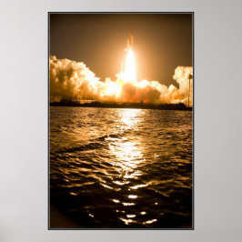 宇宙シャトルリフトオフ ポスター