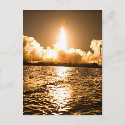 宇宙シャトルリフトオフ ポストカード (正面)