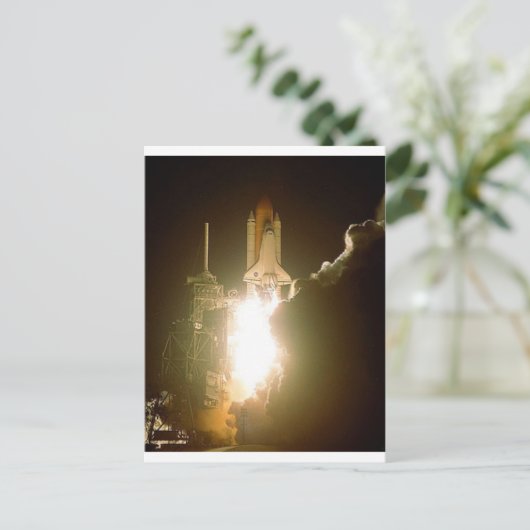 宇宙シャトルリフトオフ ポストカード (スタンド正面)
