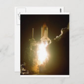 宇宙シャトルリフトオフ ポストカード (正面/裏面)