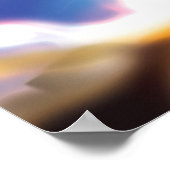 宇宙シャトル打ち上げイラストレーション ポスター (角)