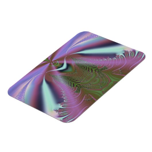 宇宙シャトル打ち上げ抽象芸術 マグネット (左側)