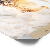 宇宙シャトル検出の開始(STS-31) ポスター (角)