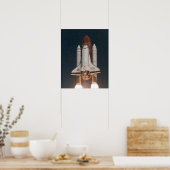 宇宙シャトル検出(STS-70)の開始 ポスター (キッチン)