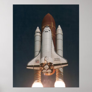 宇宙シャトル検出(STS-70)の開始 ポスター