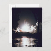 宇宙シャトル発射 ポストカード (正面/裏面)