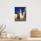 宇宙シャトル発見の開始(STS-95) ポスター (キッチン)