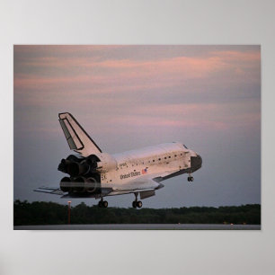 宇宙シャトル発見(STS-85)の着陸 ポスター