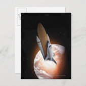 宇宙シャトル5 ポストカード (正面/裏面)