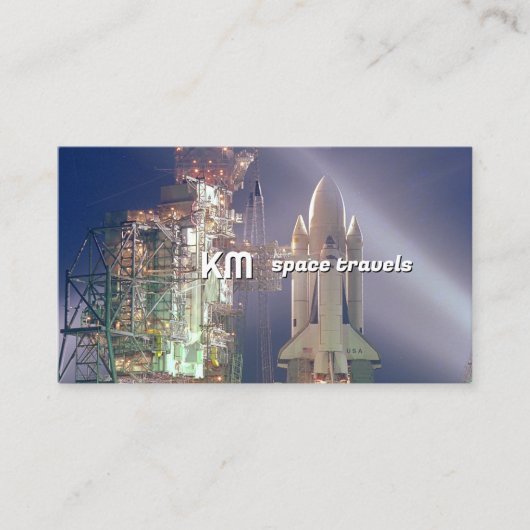 宇宙シャトル |エア宇宙 名刺 (正面)