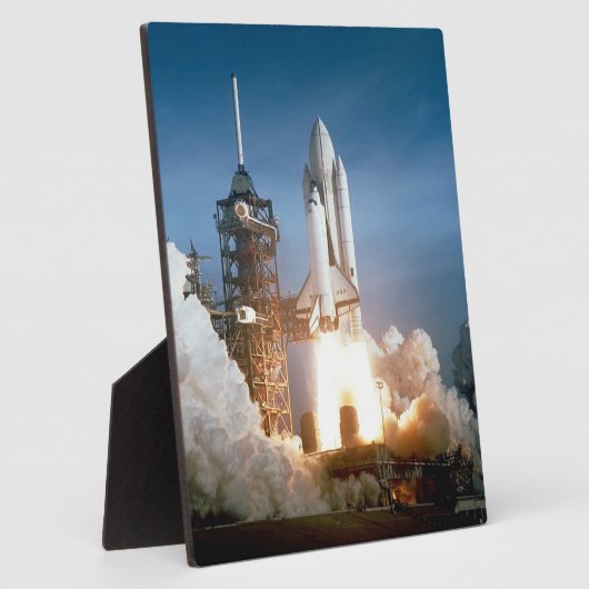 宇宙シャトル「コロンビア」打ち上げ フォトプラーク (側面)