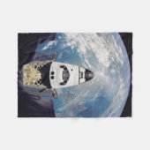 宇宙シャトル フリースブランケット (正面(横))
