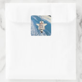 宇宙シャトル（軌道上） スクエアシール (バッグ)