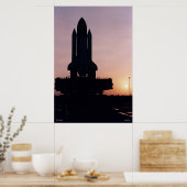 宇宙シャトルSTS-83のシルエット ポスター (キッチン)