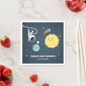 宇宙シャワーナプキンロケット宇宙飛行士船 スタンダードカクテルナプキン (インサイチュ)