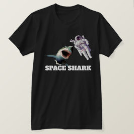 宇宙シャーク宇宙飛行士 Tシャツ
